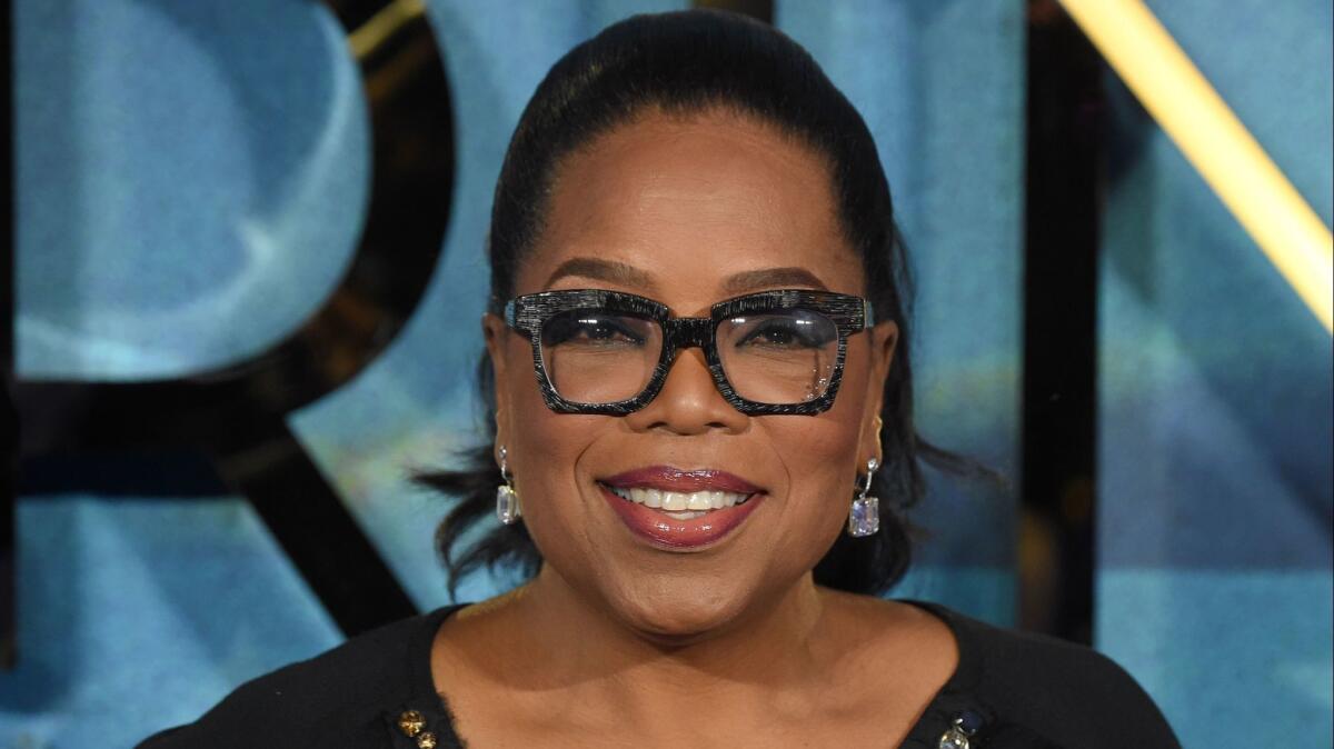 Oprah Winfrey, shown in London this year, makes a cameo appearance in this week's episode of "The Handmaid's Tale."