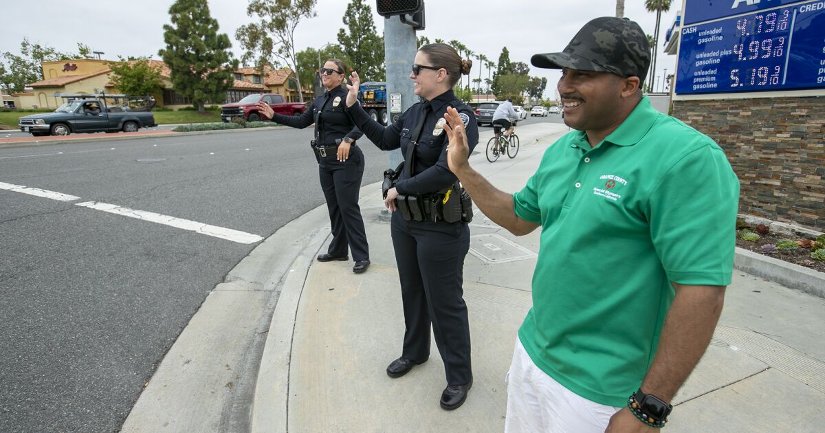Fountain Valley Police Department officers fuel flames of support for Special Olympics