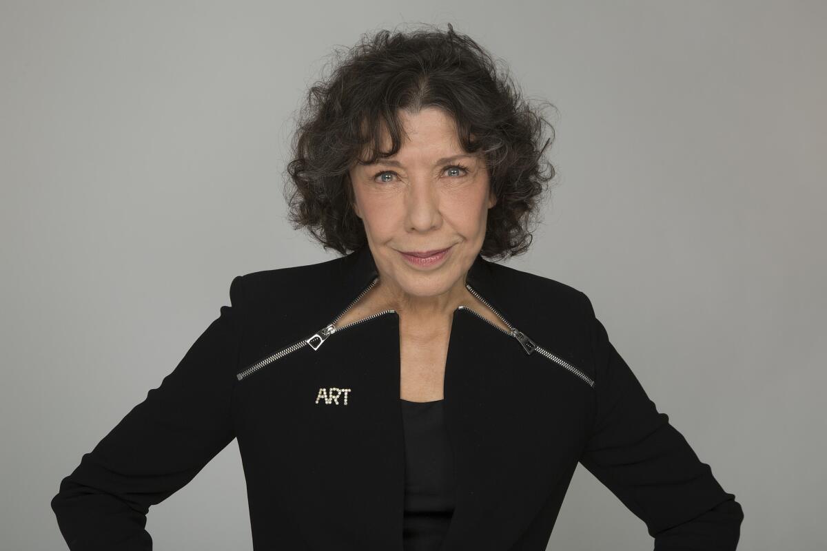 Lily Tomlin is nominated for best performance by an actress in a motion picture – musical or comedy for "Grandma" and best performance by an actress in a television series – musical or comedy for "Grace and Frankie."
