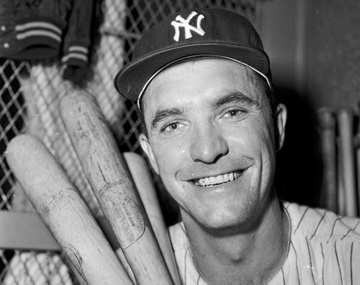 Then-Yankees catcher John Blanchard in 1961. His versatility earned him the nickname "Super-Sub."