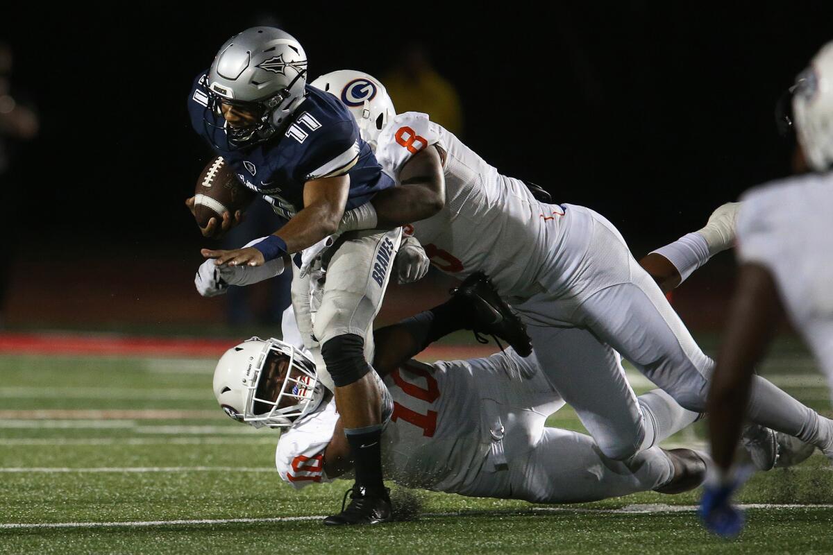 Real Mitchell and St. John Bosco will take on Servite in a Trinity League showdown Friday..