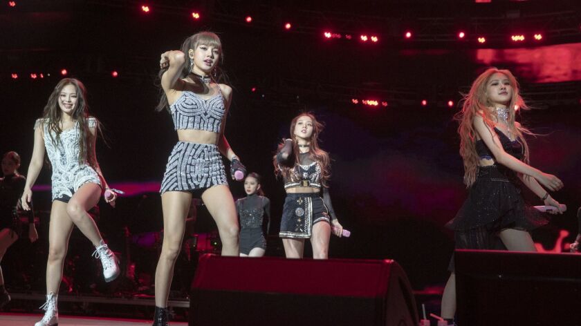 Blackpink Brings K Pop Charm To Coachella And Wins Over Skeptics Los Angeles Times