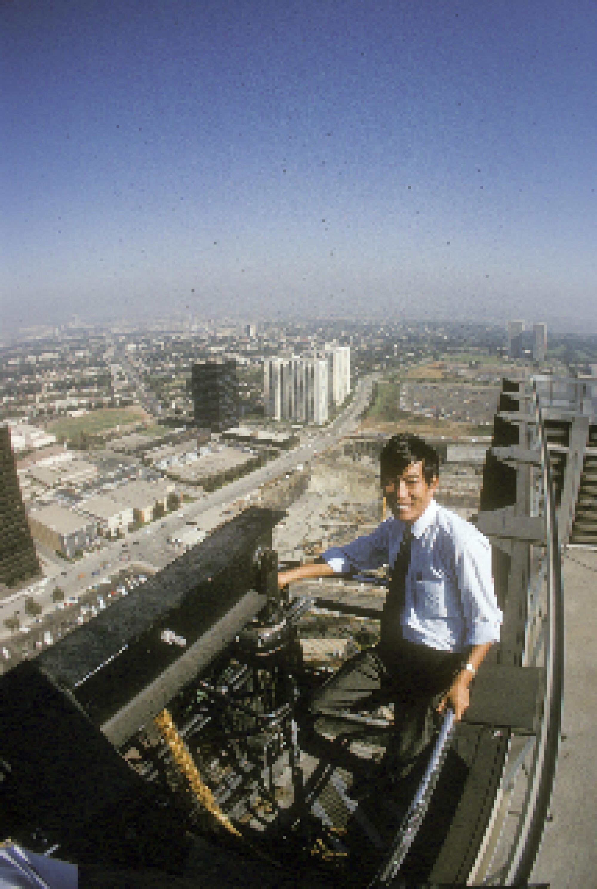 Wayne Thom in West Los Angeles in about 1973.