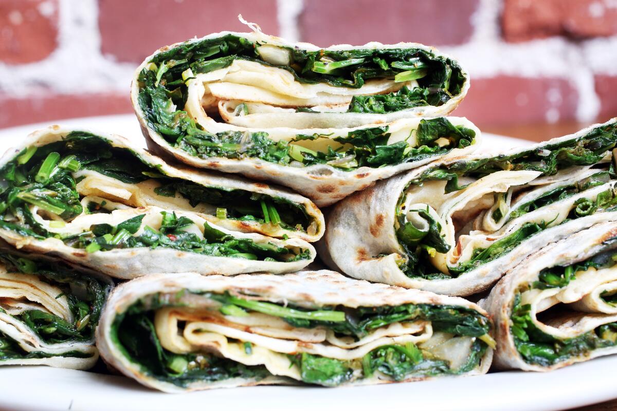 The signature flatbread from Zhengyalov Hatz.