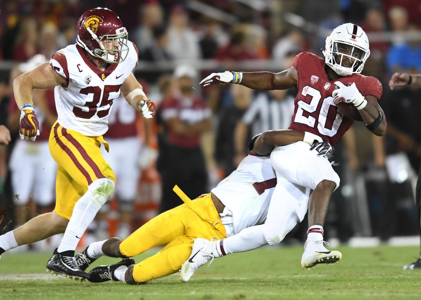 Bryce Love, Marvell Tell, Cameron Smith