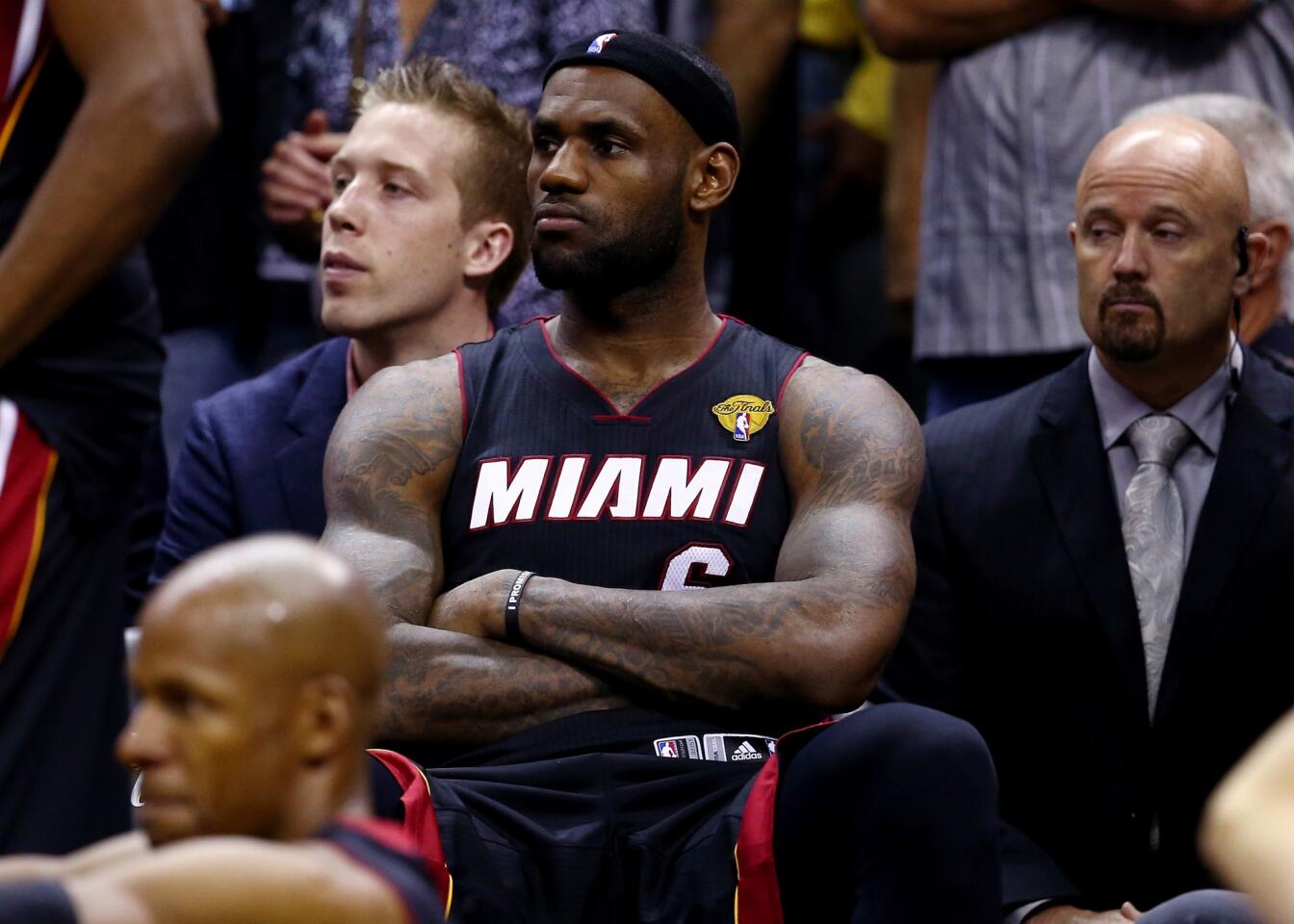 After the Miami Heat lost the 2014 NBA Finals to the San Antonio Spurs, LeBron James opted out of his contract with the Heat.