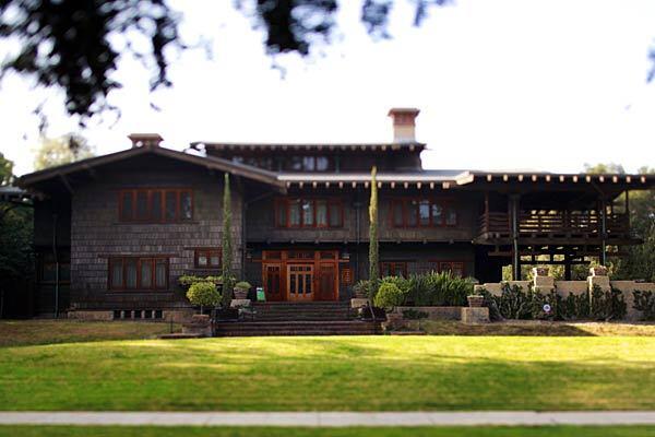 The iconic Gamble House (4 Westmoreland Place) was designed by Charles and Henry Greene in 1908. It opens for tours four days a week and has a great bookshop in the garage.