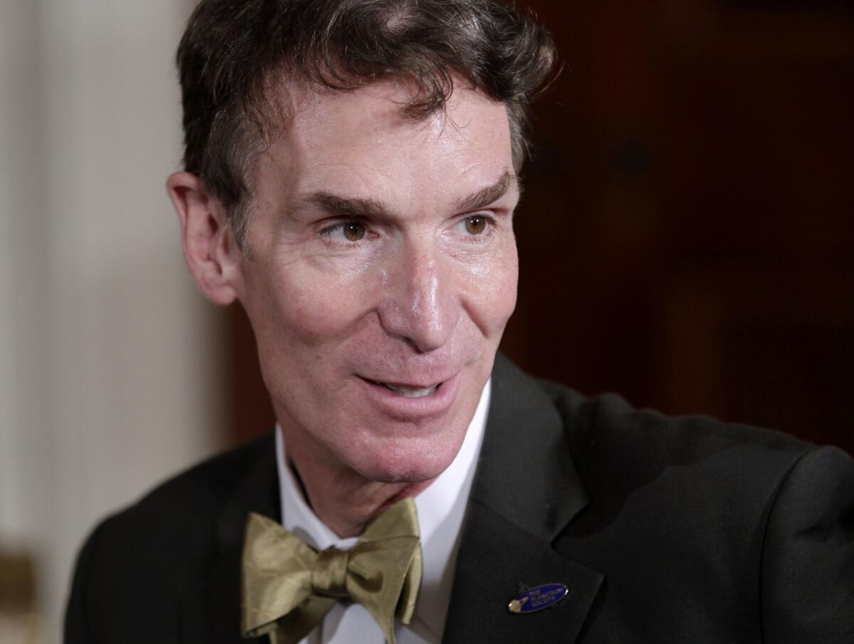 Bill Nye, also known as the "Science Guy."