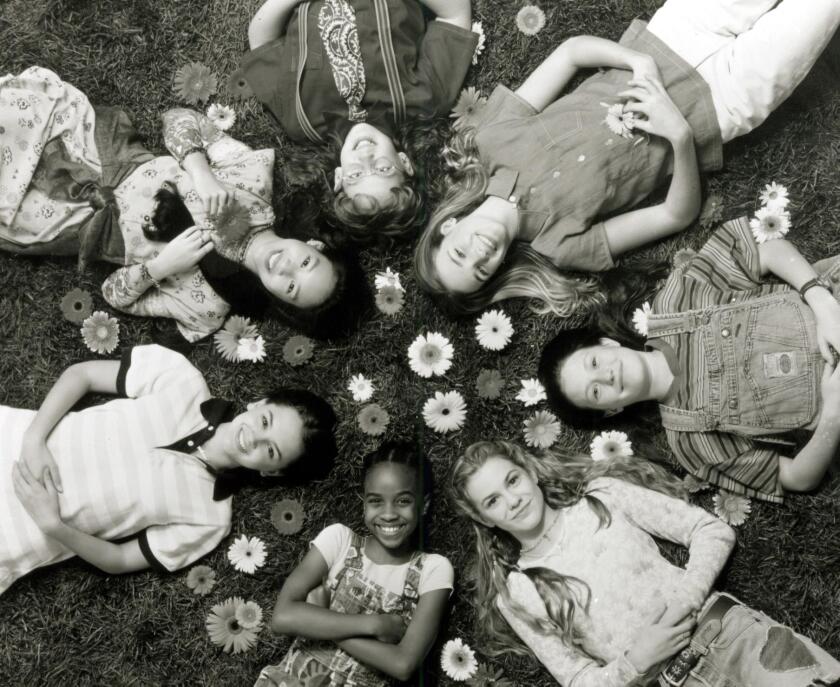 The cast of the 1995 film "The Baby-Sitters Club."