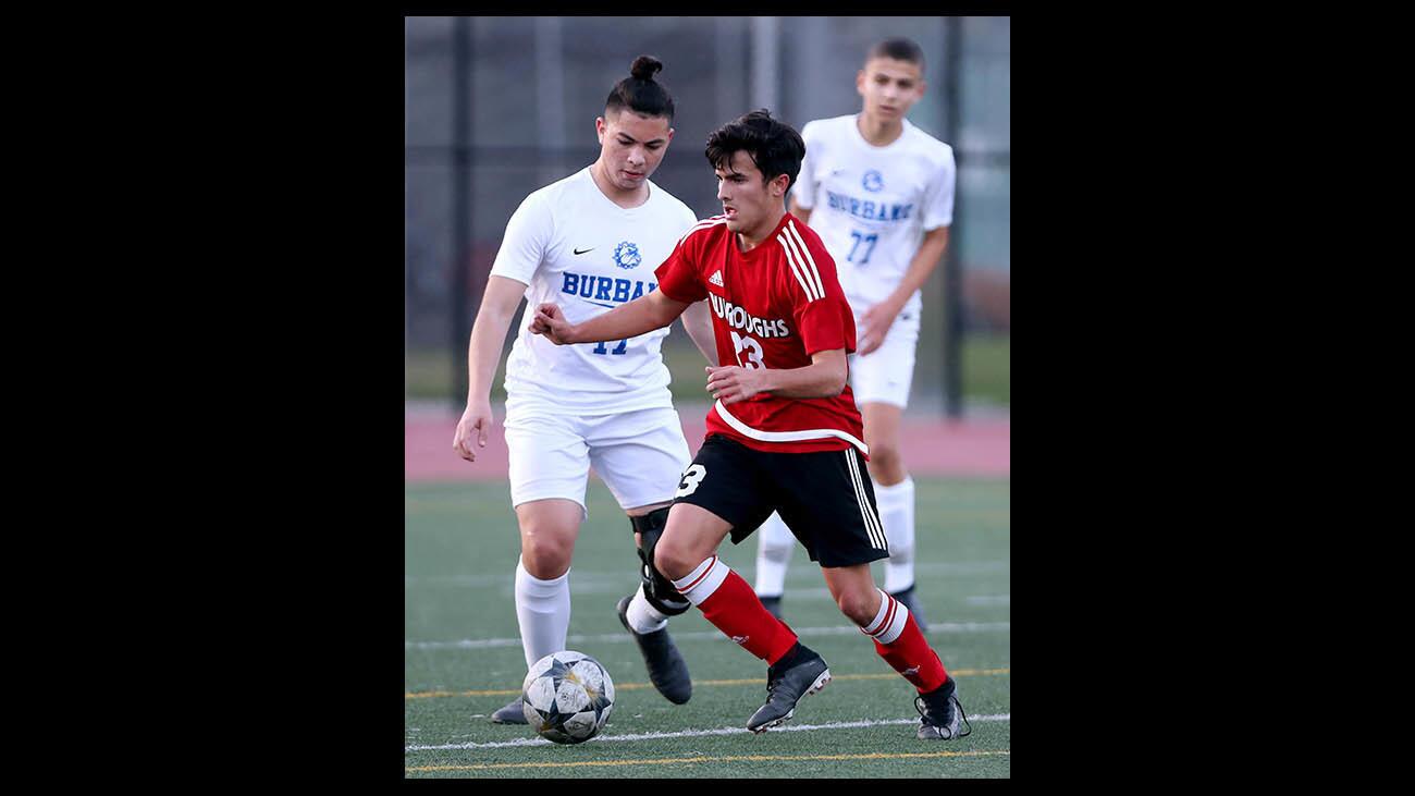 Photo Gallery: Burroughs High boys soccer hosts Burbank