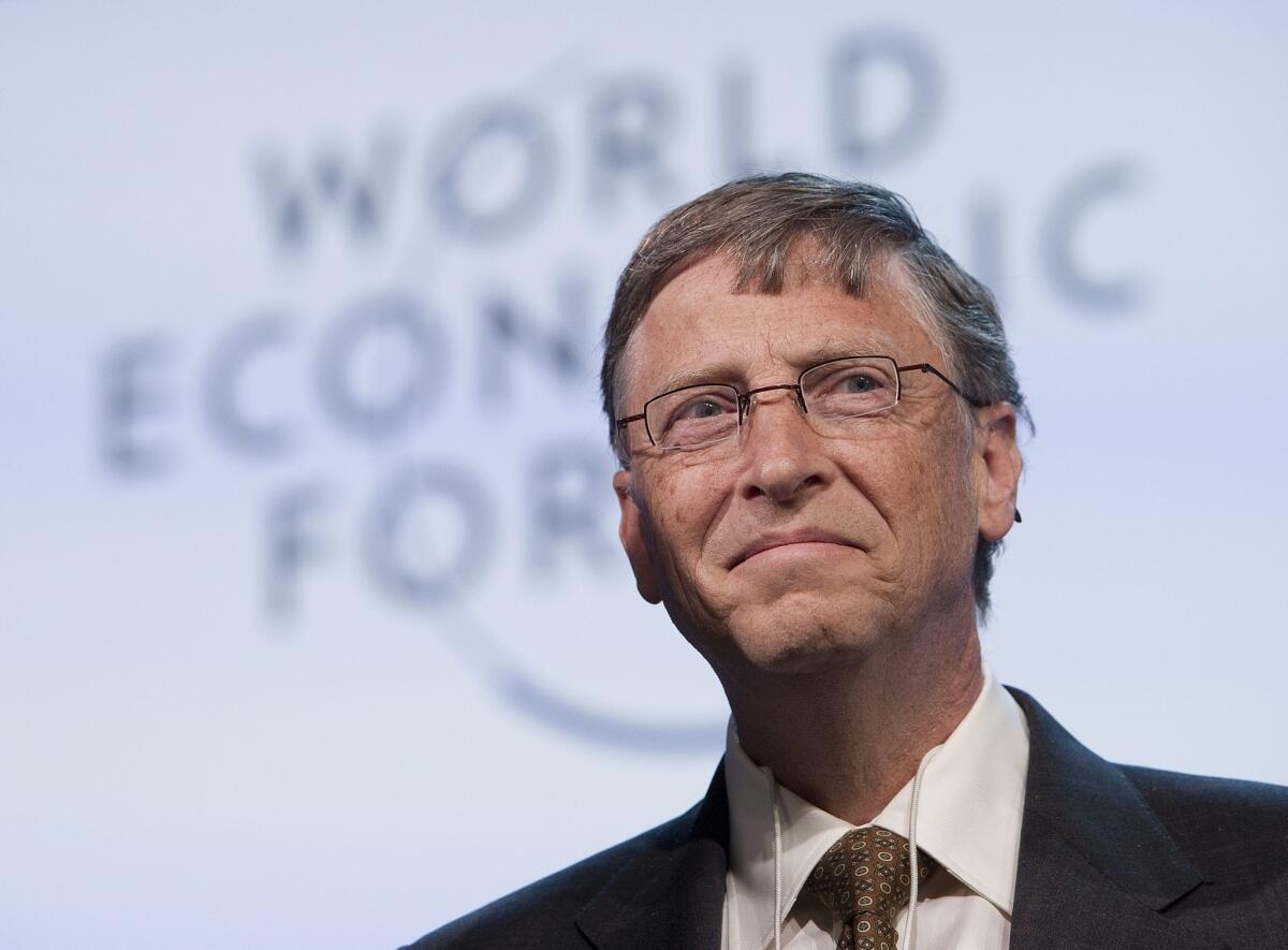 Microsoft Corp. co-founder Bill Gates claimed the top spot on Forbes 400 Richest Americans list, with a net worth of $72 billion. Above, Gates attends the World Economic Forum in Switzerland last year.