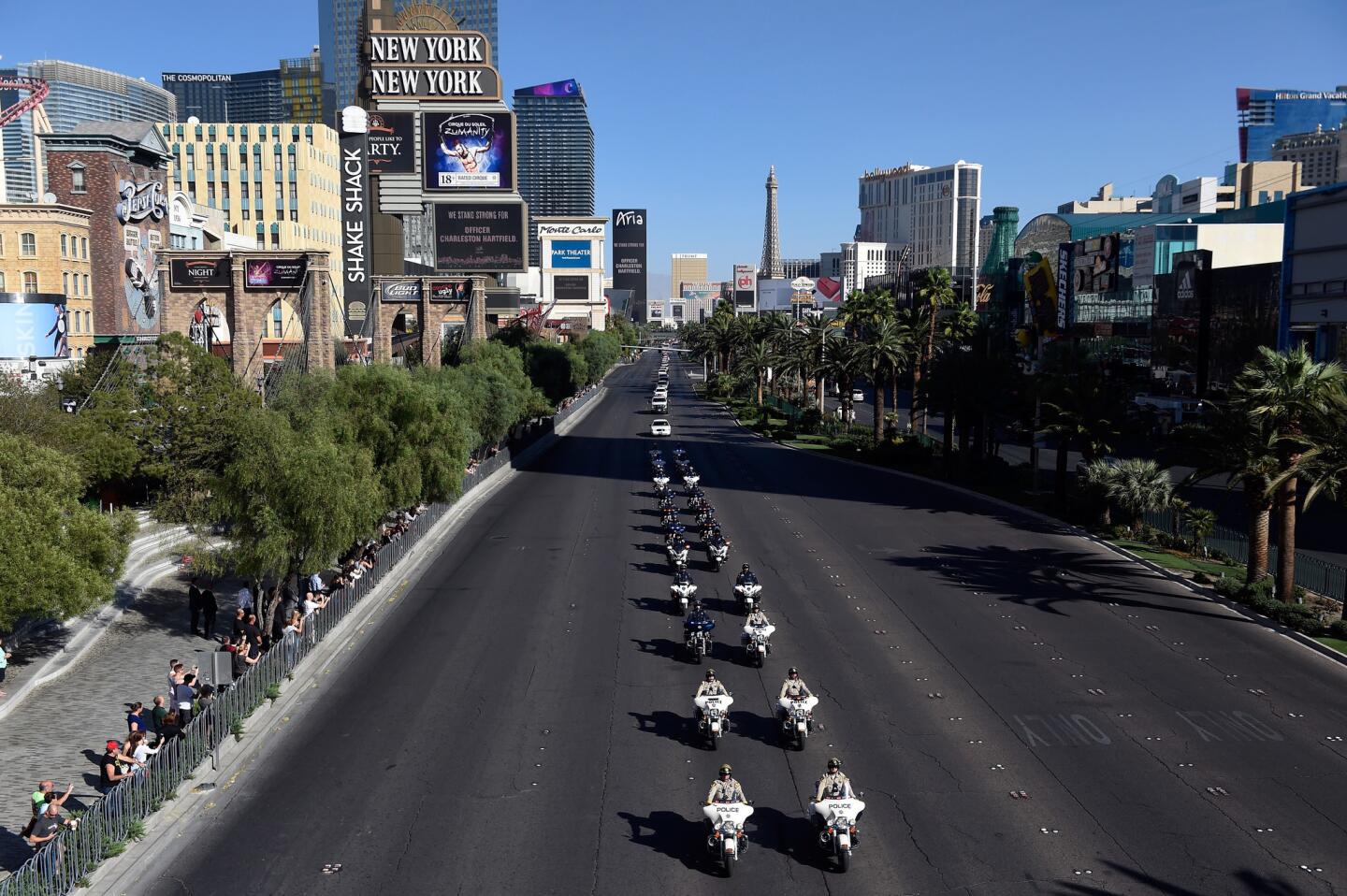 Funeral held for Las Vegas police officer