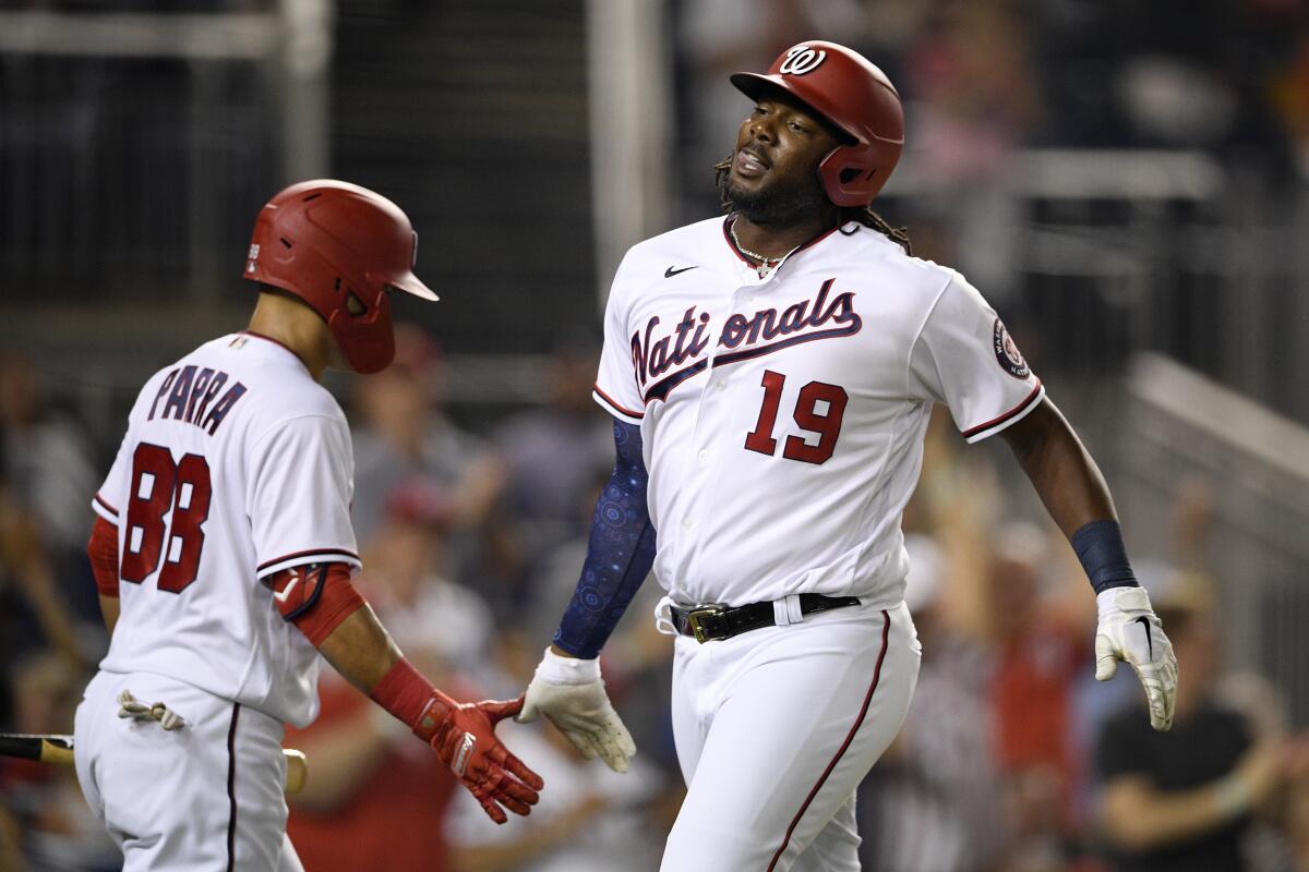 Washington Nationals 6-3 over San Diego Padres with three-run 9th