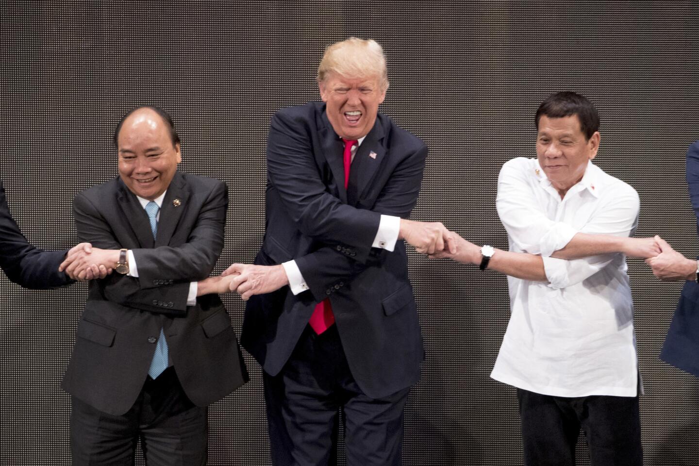 Donald Trump, Rodrigo Duterte, Nguyen Xuan Phuc