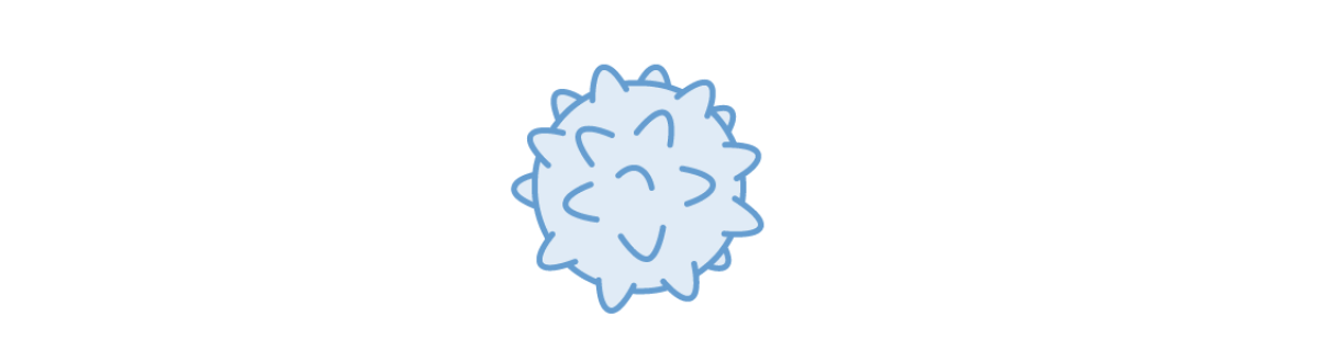 Icon image of a mold spore