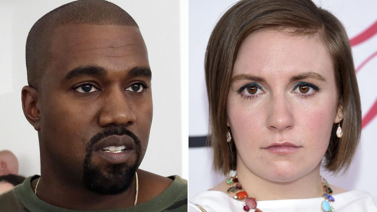 Kanye West's "Famous" video has Lena Dunham unsettled.