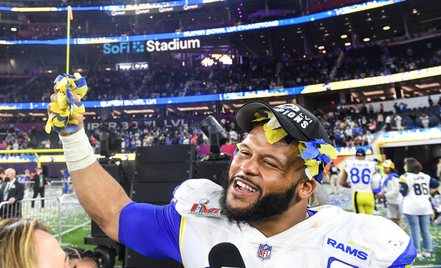 Aaron Donald, Rams finally get their Super Bowl LVI rings – Orange County  Register