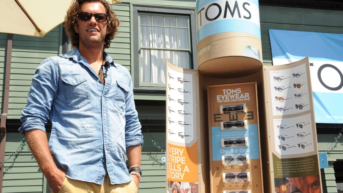 Shoemaker Toms sells 50% stake to Bain - Los Angeles Times