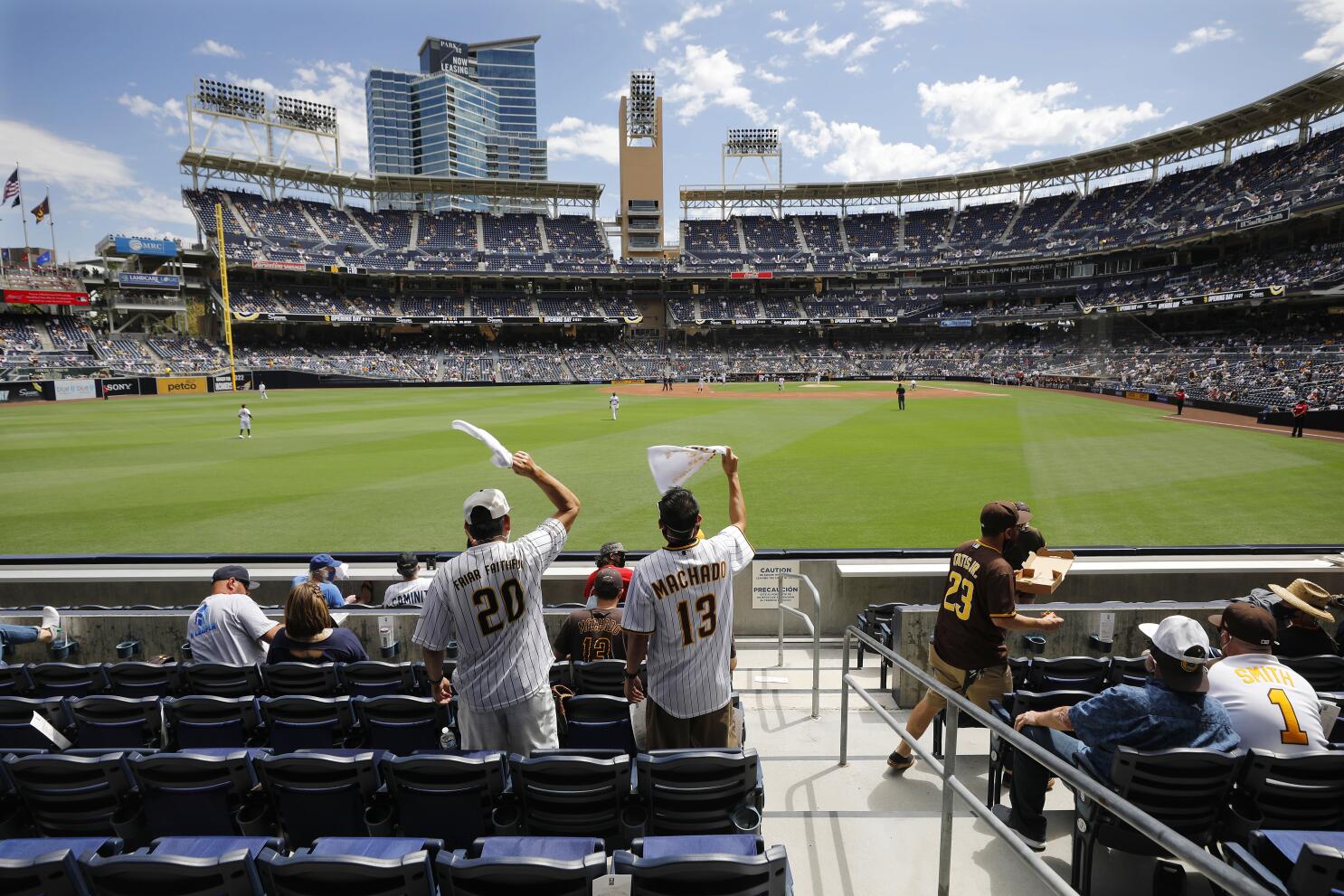 Padres to increase Petco Park capacity, open concession stands for