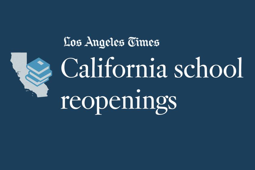 California school reopenings