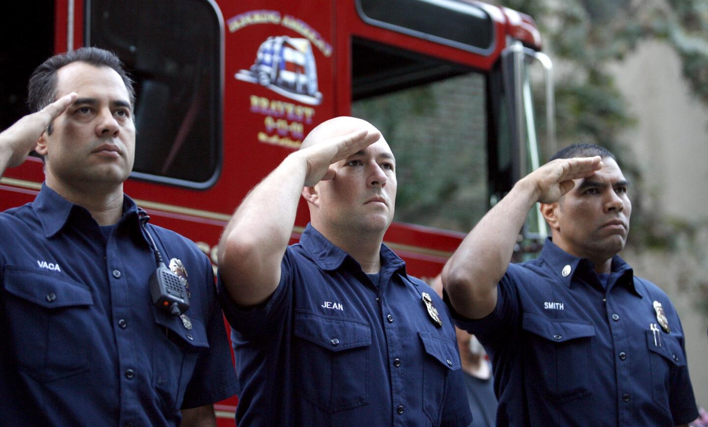 Photo Gallery: Glendale Fire Dept. holds 911 ceremony