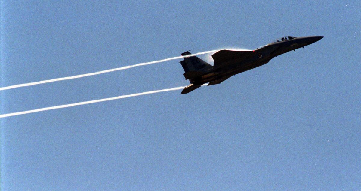 Two Navy F-18 fighter jets made unscheduled landings at Hollywood Burbank Airport Friday night, startling some nearby Burbank residents.