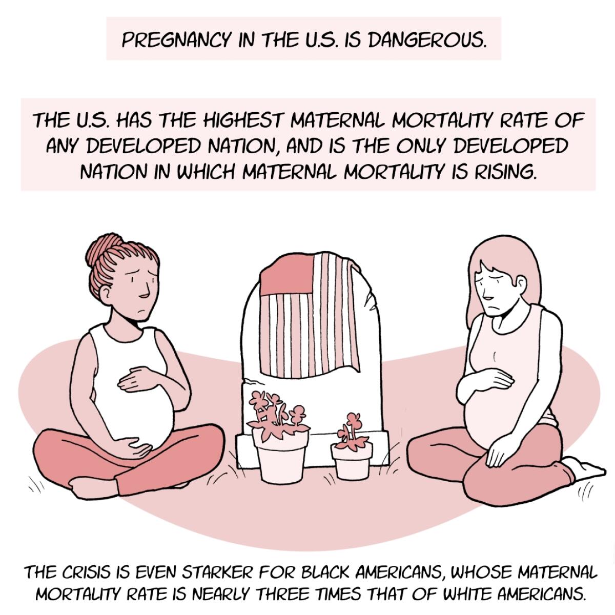 The U.S. has the highest maternal mortality rate of any developed nation, and the rate is worse for Black Americans.
