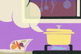an illustration of a pot simmers on the stove
