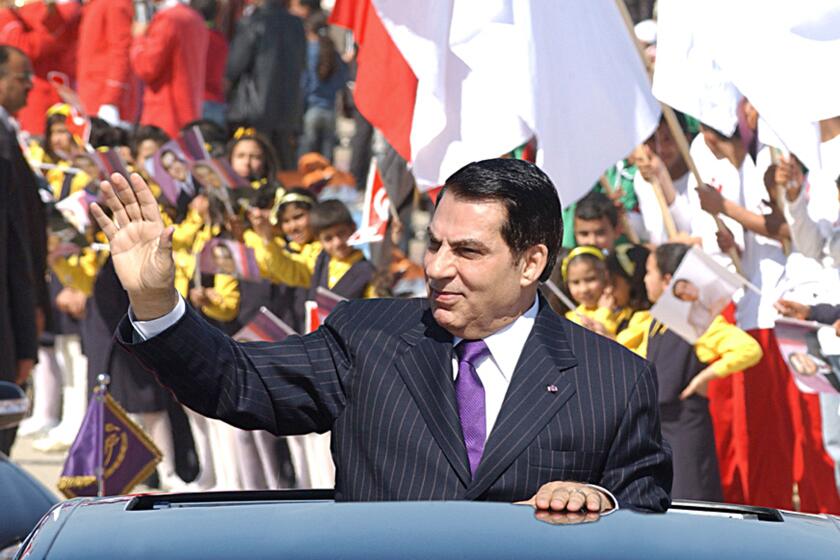 Then-Tunisian President Zine El Abidine Ben Ali in 2006