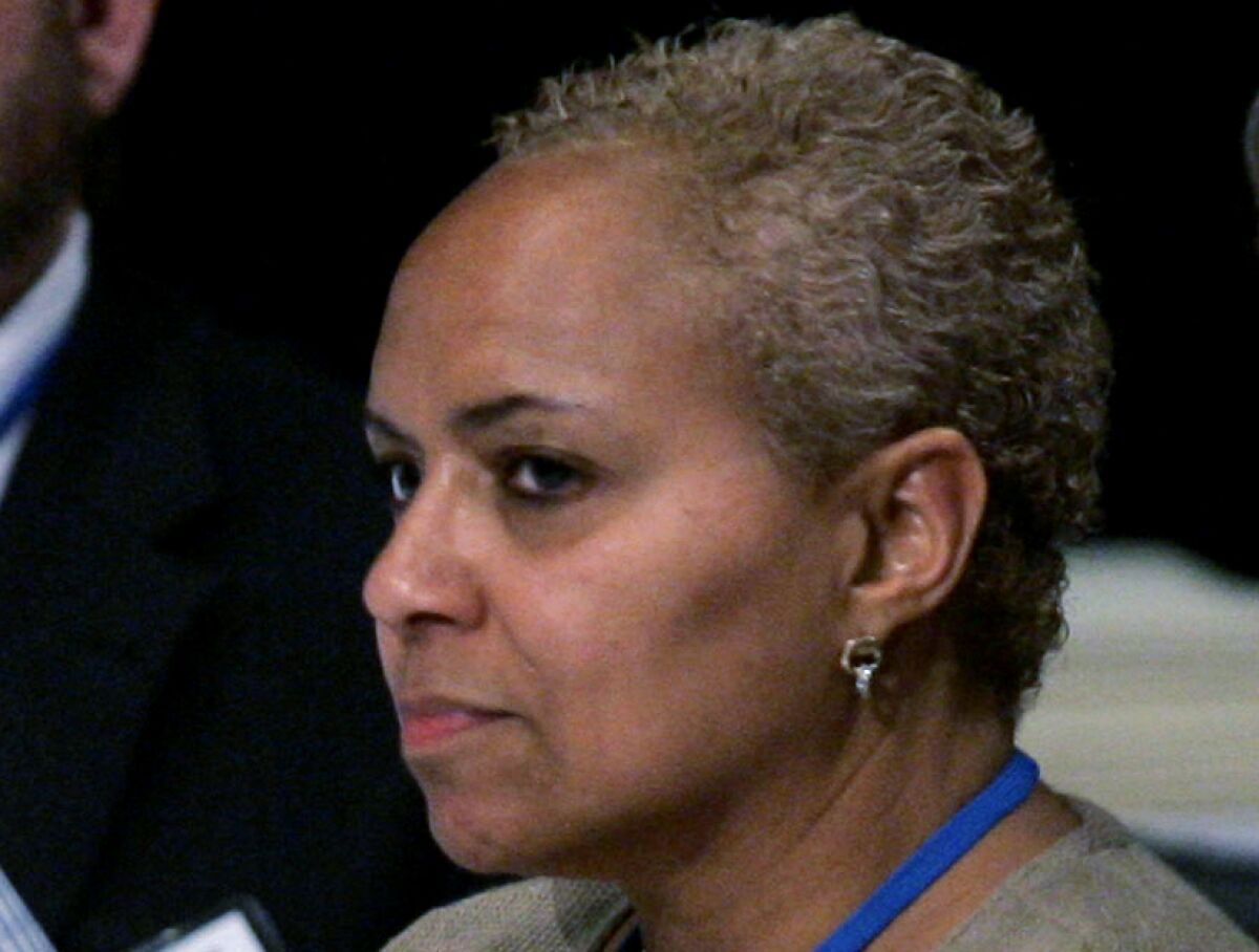 Tina Flournoy attends a hearing in Washington in 2008.