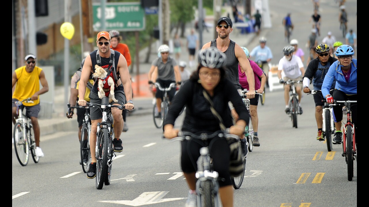 The popular bike festival, which is held in different locations throughout the year, encourages Angelenos to abandon their cars for the day and rediscover their city in other ways. The idea is to promote a clean environment and good health.