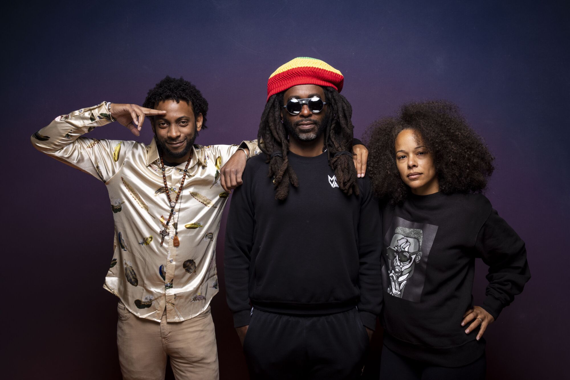 Akil Gerard Williams, Damian Marcano and Alexa Marcano