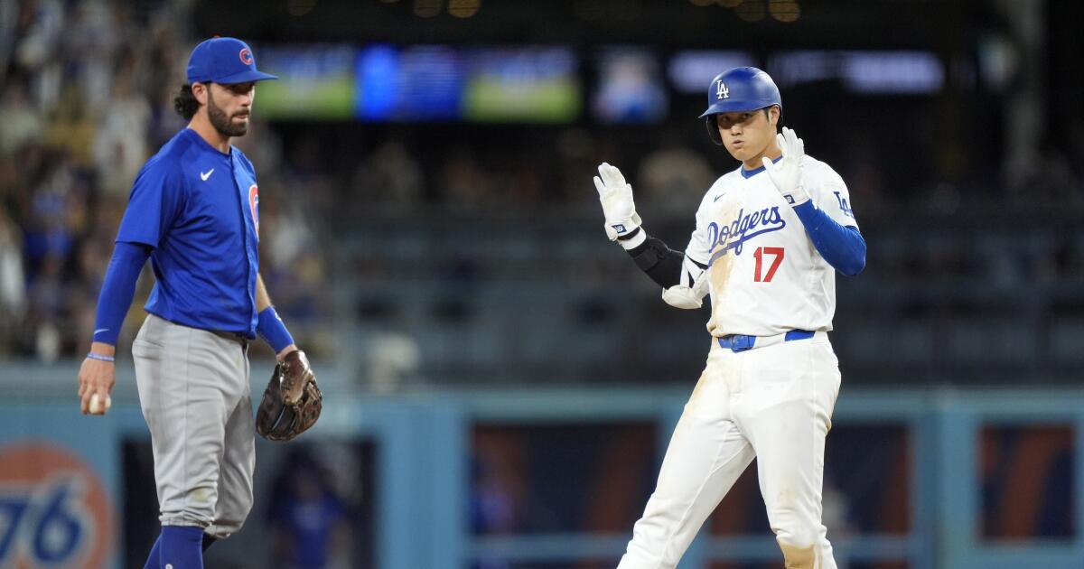 Dodgers' growing offensive struggles have a familiar feel in loss to Cubs