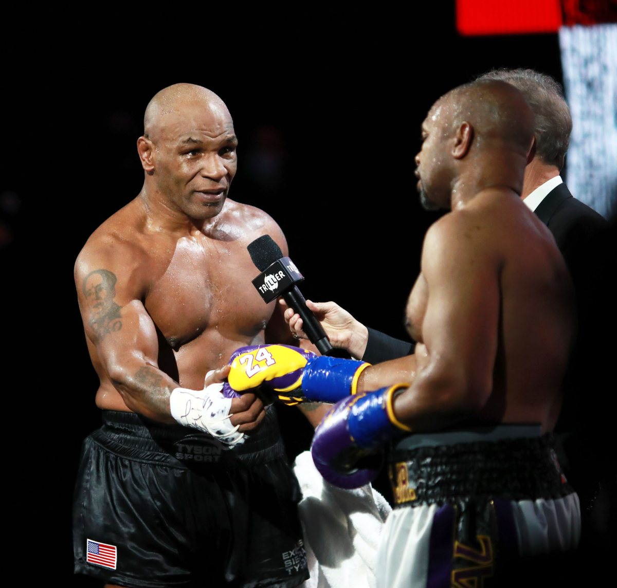 Mike Tyson vs. Roy Jones Fight ends in draw after 8 rounds Los