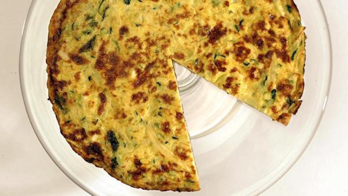 Zucchini-basil frittata