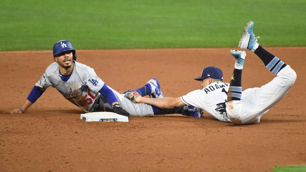 Mookie Betts, Freddie Freeman ignite Dodgers' win over Padres - Los Angeles  Times