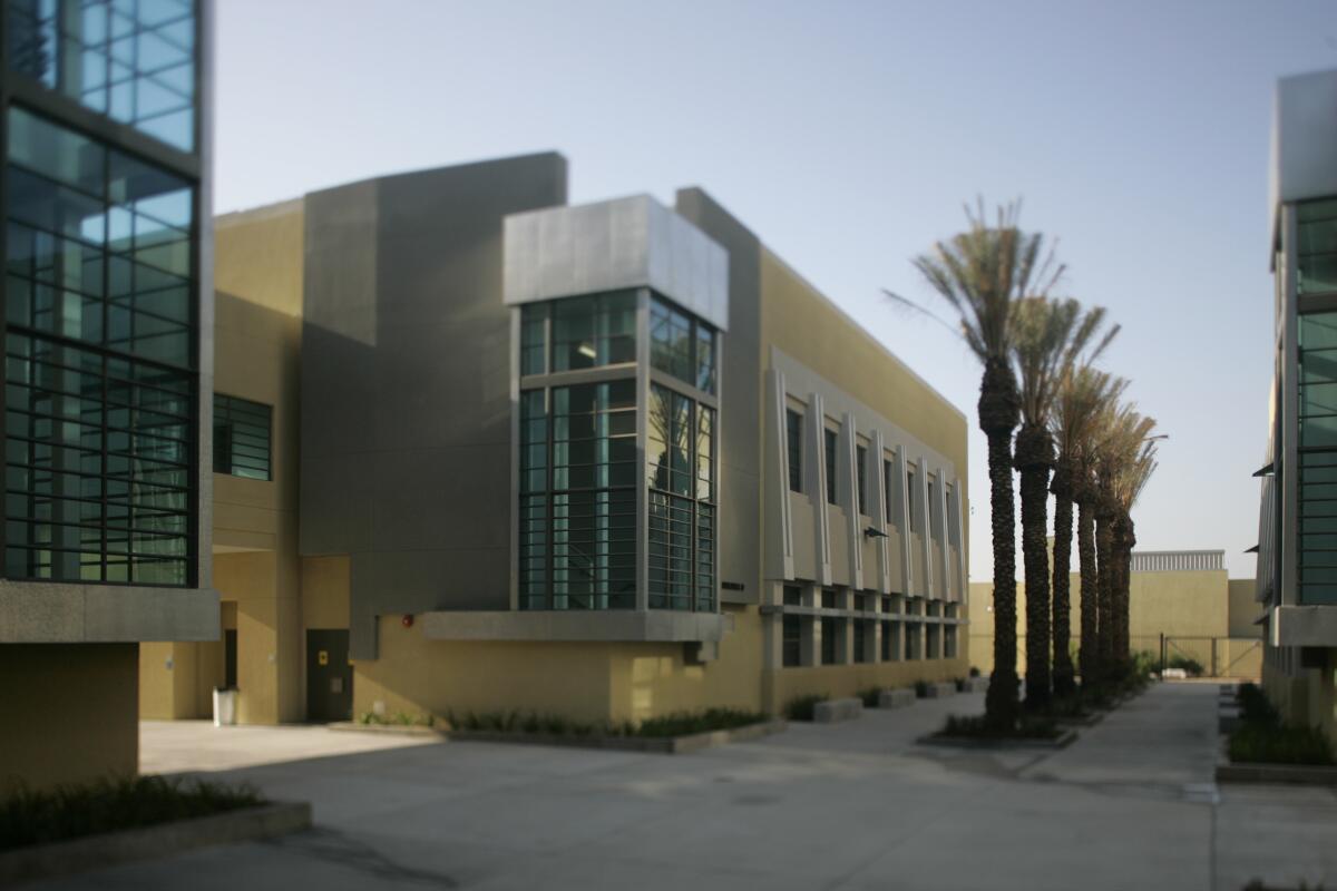 A building at South East High School