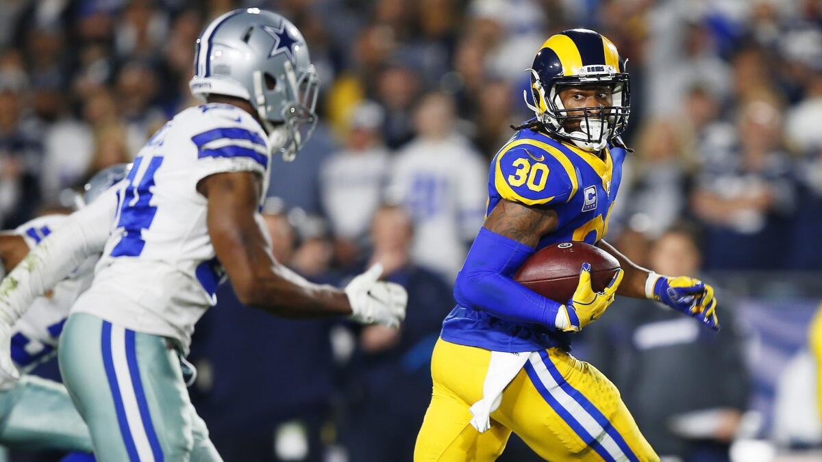 Column: Rams of new revive Rams of old in playoff win over Cowboys