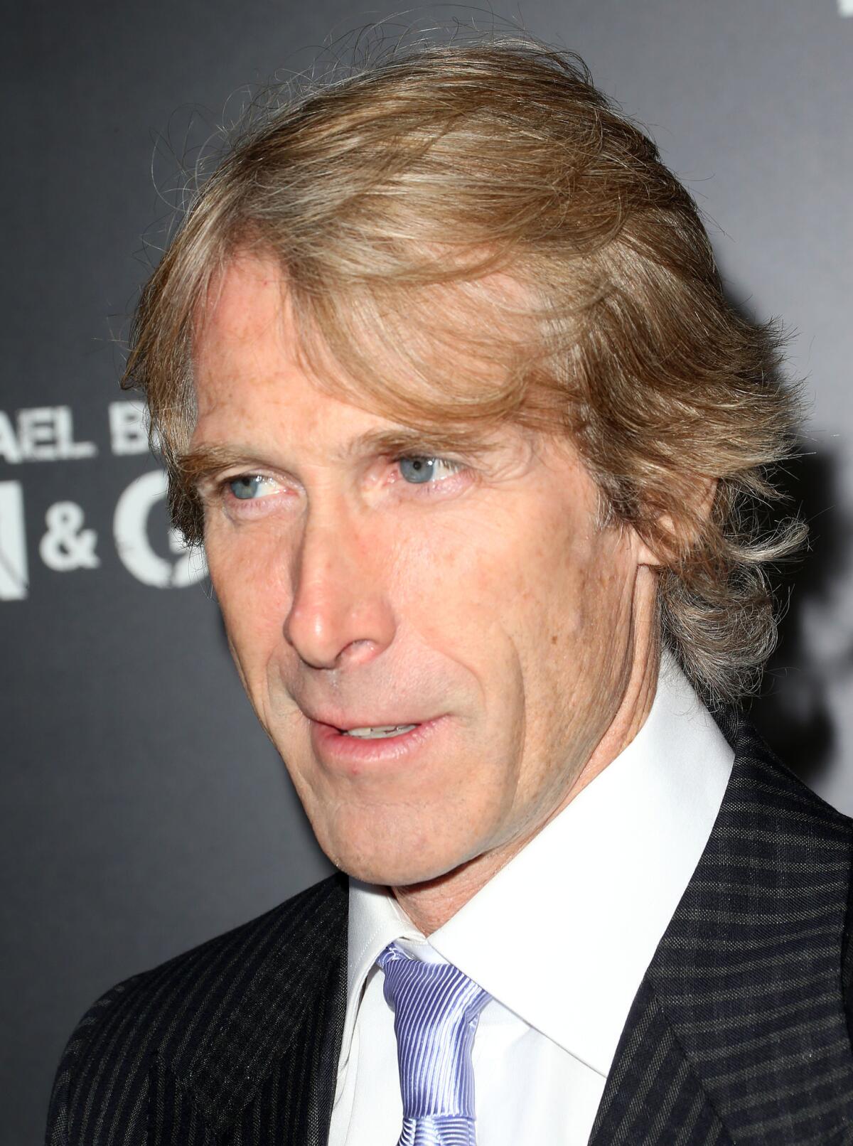 Director/producer Michael Bay at the premiere of Paramount Pictures' "Pain & Gain" at the TCL Chinese Theatre on in Hollywood.