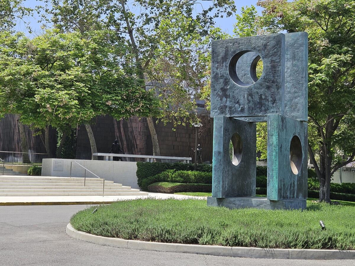 Barbara Hepworth, "Four Square (Walk Through)," 1966; bronze