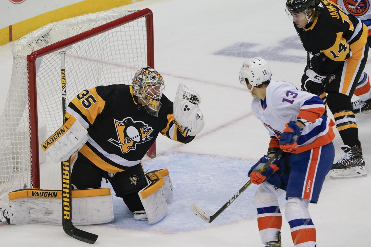 Jarry stops 31 shots, Penguins shut down Islanders 4-1 - Barrie News