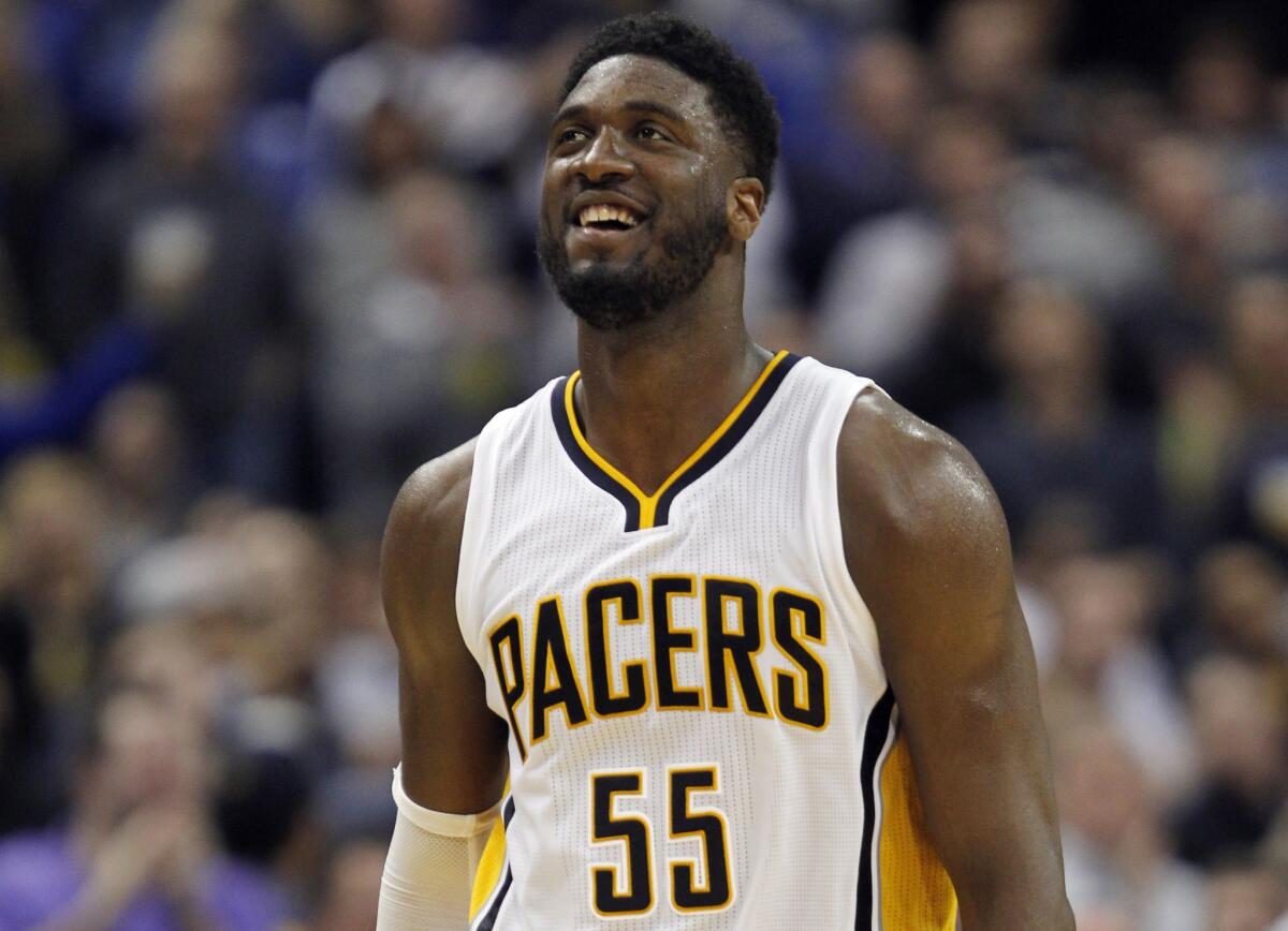 Indiana Pacers center Roy Hibbert will join the Los Angeles Lakers.
