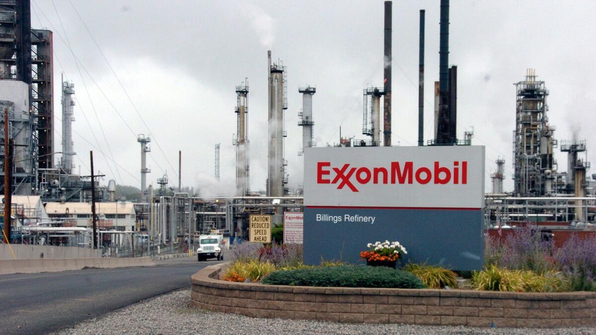 ExxonMobil's Billings Refinery in Billings, Mont. on Sept. 21, 2016.