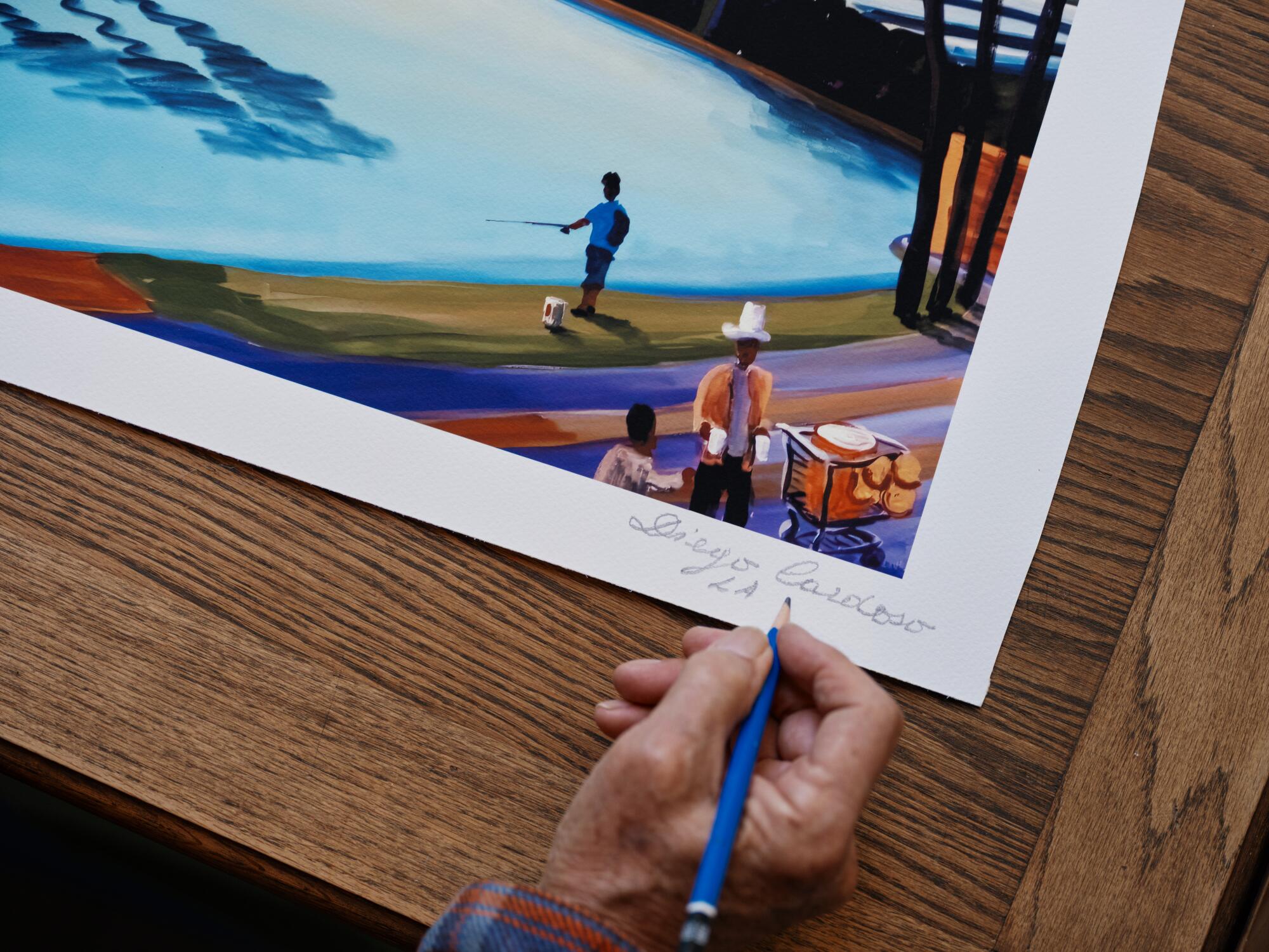 L.A. artist Diego Cardoso's vibrant paintings of city life 15 Image May 2025 Diego Cardoso