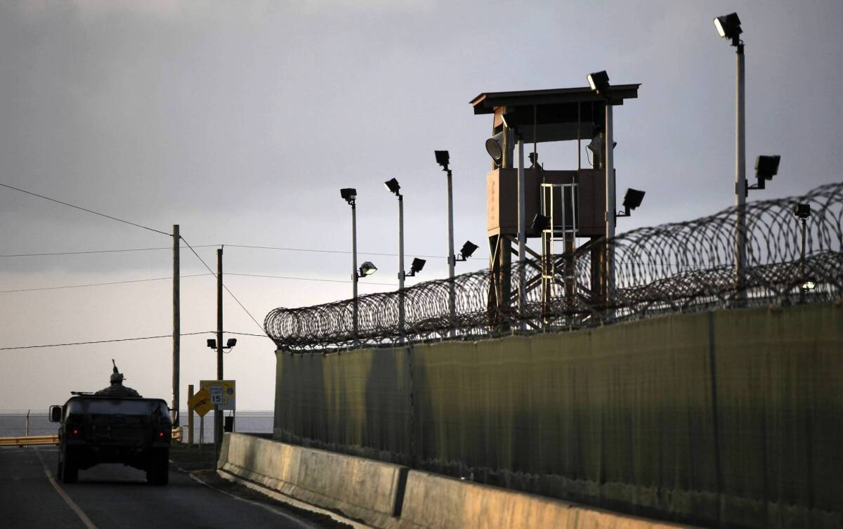The U.S. military prison at Guantanamo Bay in Cuba.