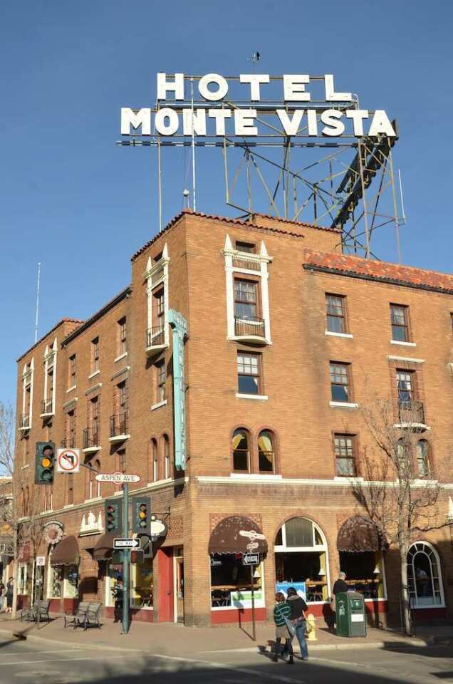 What to make of the Monte Vista? The latest Lonely Planet guide gives it a glowing endorsement ¿ but 30% of TripAdvisor critics call it "terrible." The 43 rooms, an eccentric collection (most priced $75-$130) with tiny bathrooms, are suitable for the collegiate and the unfussy, not-so-suited for families. But I wouldn't want to miss the Monte Vista's bustling Rendezvous coffee shop and martini bar, adjoining the lobby. 100 N. San Francisco St., Flagstaff; (800) 545-3068, http://www.hotelmontevista.com