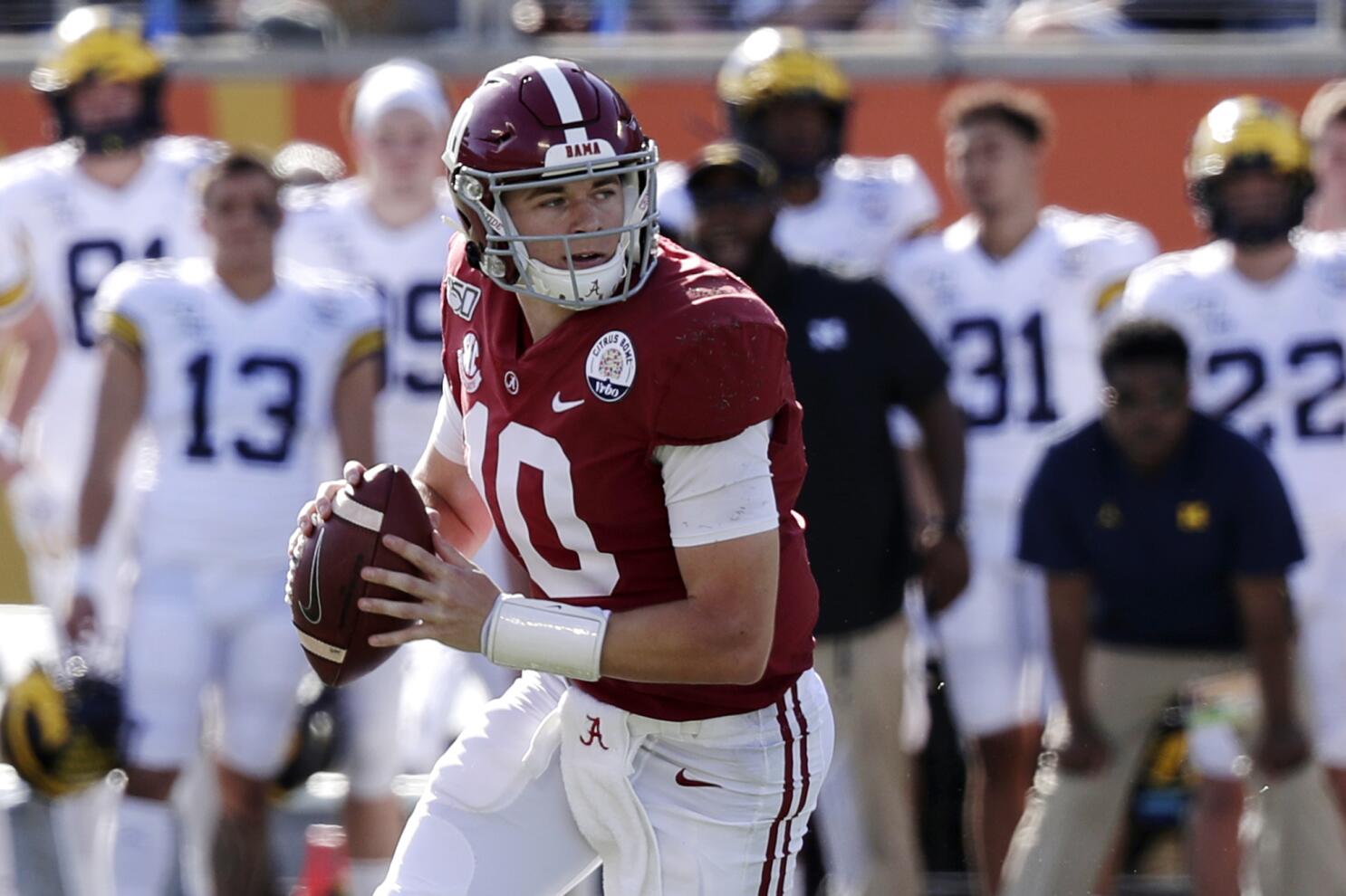 Mac Jones Quarterback Alabama - Combine Numbers and Stats