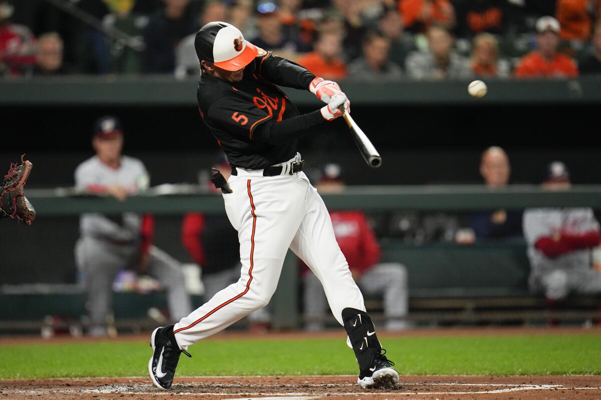 Orioles lower their magic number in the AL East to 1 with a 5-1 victory  over the Nationals - The San Diego Union-Tribune