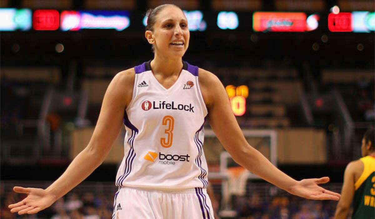 Diana Taurasi is averaging 20.7 points, 6.3 assists and 4.2 rebounds a game for the Mercury.