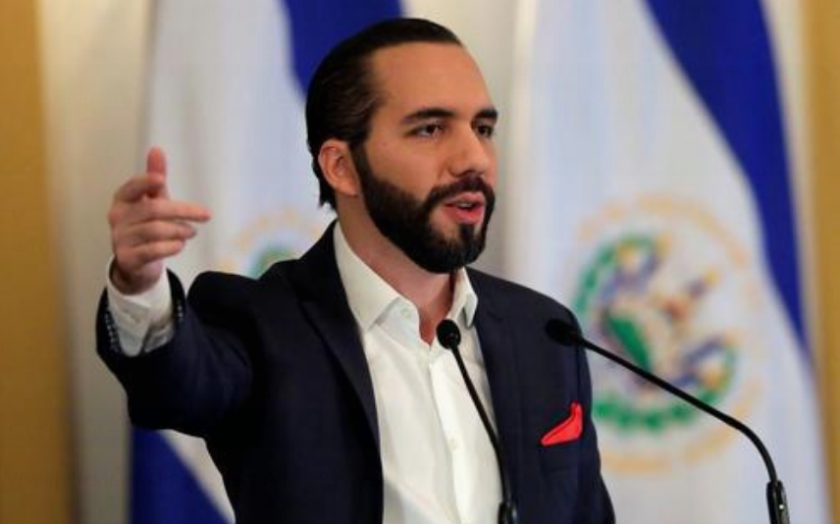 El presidente de El Salvador, Nayib Bukele.